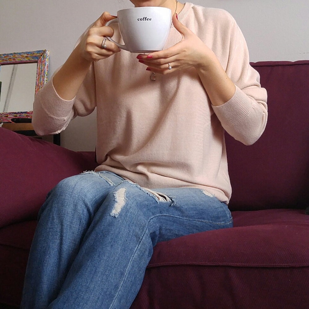 2for$9Blush Pink Crew Neck Sweater